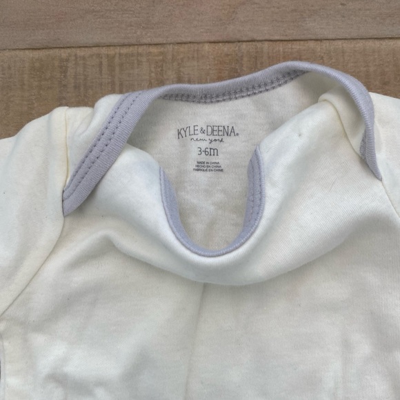 3 lot baby Boy clothes onesie bodysuit short long sleeve 7 for all mankind - Picture 6 of 7